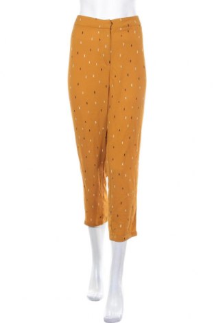 Pantaloni de femei Vila, Mărime L, Culoare Portocaliu, Poliester, Preț 40,30 Lei