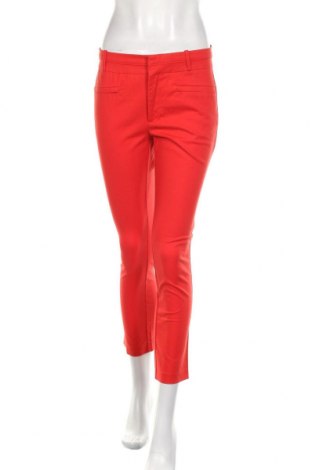 Pantaloni de femei Zara, Mărime M, Culoare Roșu, 97% bumbac, 3% elastan, Preț 88,82 Lei