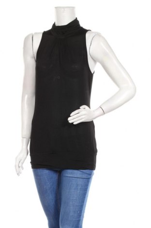 Γυναικείο αμάνικο μπλουζάκι H&M, Μέγεθος S, Χρώμα Μαύρο, 90% βισκόζη, 10% ελαστάνη, Τιμή 7,79 €