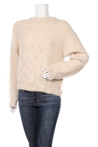 Дамски пуловер Edited, Размер XS, Цвят Бежов, 52% вълна от алпака, 30% полиамид, 16% акрил, 2% еластан, Цена 55,60 лв.