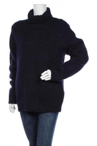 Дамски пуловер Napapijri, Размер M, Цвят Син, 36% вълна, 34% полиестер, 20% полиамид, 10% акрил, Цена 94,15 лв.