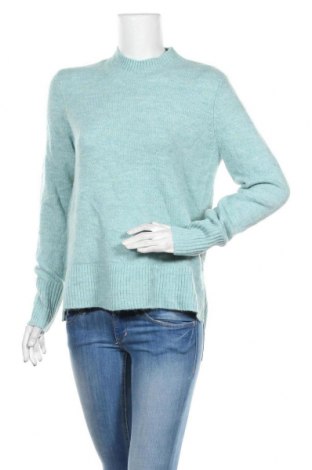Дамски пуловер Tom Tailor, Размер S, Цвят Син, 79% полиакрил, 21% полиестер, 3% еластан, Цена 59,25 лв.