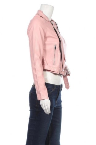 Damen Lederjacke Fornarina, Größe L, Farbe Rosa, Kunstleder, Preis 152,92 €