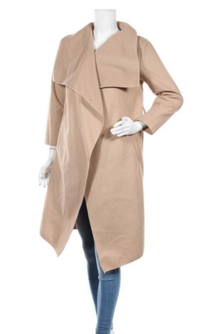 Palton de femei Boohoo, Mărime XS, Culoare Bej, Poliester, Preț 80,92 Lei