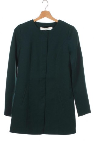 Γυναικείο παλτό Jacqueline De Yong, Μέγεθος XS, Χρώμα Πράσινο, 76% πολυεστέρας, 20% βισκόζη, 4% ελαστάνη, Τιμή 21,50 €