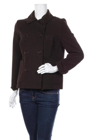 Дамско палто Miu Miu, Размер L, Цвят Кафяв, 98% памук, 2% еластан, Цена 162,12 лв.
