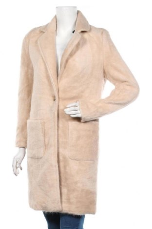 Дамско палто ONLY, Размер S, Цвят Бежов, 63% акрил, 37% полиамид, Цена 43,60 лв.
