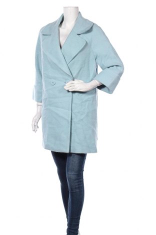 Γυναικείο παλτό Vero Moda, Μέγεθος S, Χρώμα Μπλέ, 49% πολυαμίδη, 39% μαλλί, 12%ακρυλικό, Τιμή 49,87 €