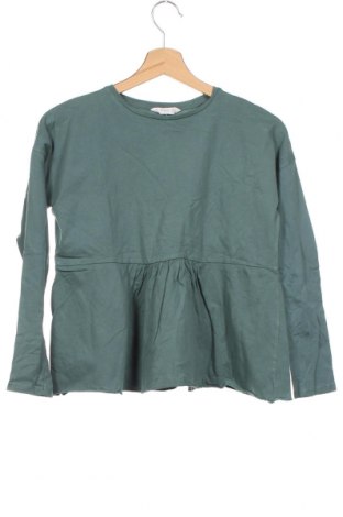 Bluză pentru copii Mango, Mărime 10-11y/ 146-152 cm, Culoare Verde, Bumbac, Preț 17,71 Lei