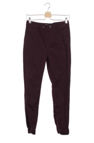 Детски панталон, Размер 13-14y/ 164-168 см, Цвят Червен, 98% памук, 2% еластан, Цена 6,68 лв.