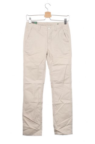 Pantaloni pentru copii United Colors Of Benetton, Mărime 10-11y/ 146-152 cm, Culoare Bej, Bumbac, Preț 62,17 Lei