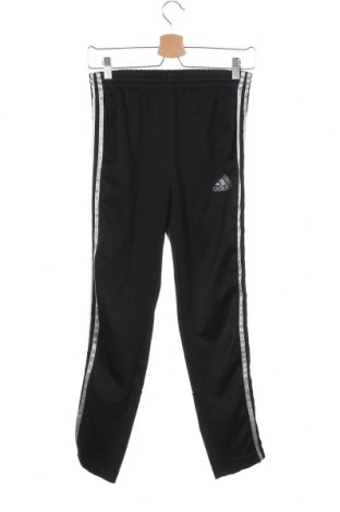 Детско спортно долнище Adidas, Размер 11-12y/ 152-158 см, Цвят Черен, Полиестер, Цена 11,76 лв.
