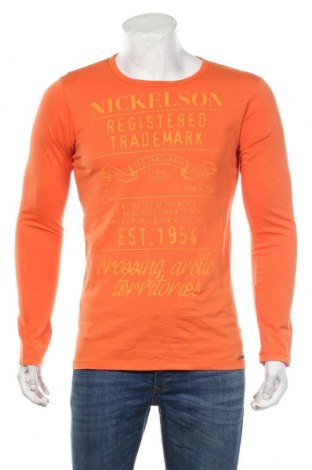 Мъжка блуза Nickelson, Размер S, Цвят Оранжев, Памук, Цена 8,02 лв.