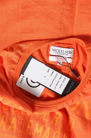 Мъжка блуза Nickelson, Размер S, Цвят Оранжев, Памук, Цена 40,50 лв.