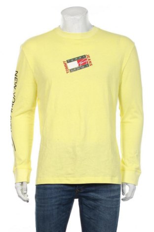 Мъжка блуза Tommy Hilfiger, Размер M, Цвят Жълт, Памук, Цена 119,25 лв.