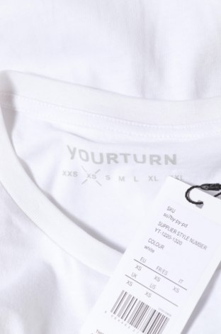 Мъжка блуза Your Turn, Размер XS, Цвят Бял, Памук, Цена 36,75 лв.