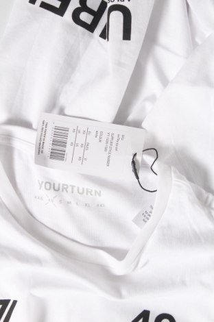 Мъжка блуза Your Turn, Размер XS, Цвят Бял, Памук, Цена 31,50 лв.
