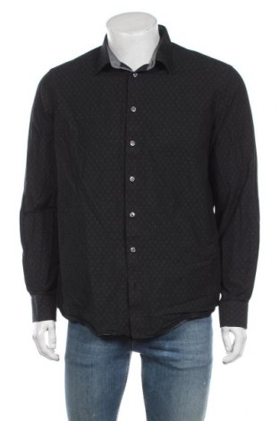 Мъжка риза Alvo, Размер L, Цвят Черен, Памук, Цена 6,83 лв.