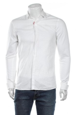 Мъжка риза Hugo Boss, Размер M, Цвят Бял, Памук, Цена 149,25 лв.