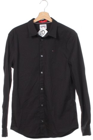 Ανδρικό πουκάμισο Tommy Hilfiger, Μέγεθος L, Χρώμα Μαύρο, 97% βαμβάκι, 3% ελαστάνη, Τιμή 58,76 €