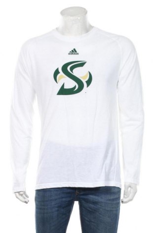 Ανδρική αθλητική μπλούζα Adidas, Μέγεθος L, Χρώμα Λευκό, Πολυεστέρας, Τιμή 12,85 €