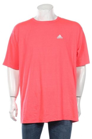 Herren T-Shirt Adidas, Größe XXL, Farbe Rosa, 60% Polyester, 40% Baumwolle, Preis 11,36 €