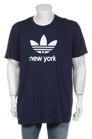Ανδρικό t-shirt Adidas Originals, Μέγεθος XXL, Χρώμα Μπλέ, Βαμβάκι, Τιμή 9,24 €