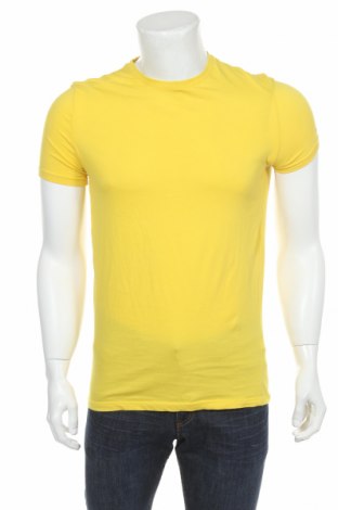 Мъжка тениска Dsquared2, Размер M, Цвят Жълт, 95% памук, 5% еластан, Цена 98,42 лв.