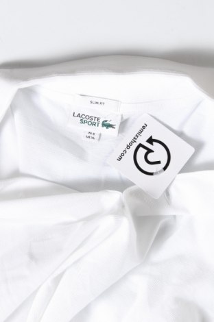 Мъжка тениска Lacoste, Размер XL, Цвят Бял, Памук, Цена 106,50 лв.