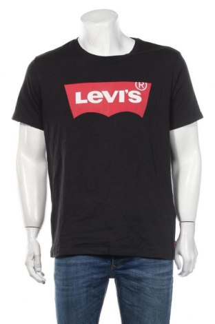 Мъжка тениска Levi's, Размер L, Цвят Черен, Памук, Цена 41,60 лв.
