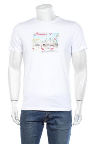 Мъжка тениска Originals By Jack & Jones, Размер S, Цвят Бял, Памук, Цена 32,00 лв.