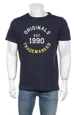 Ανδρικό t-shirt Originals By Jack & Jones, Μέγεθος L, Χρώμα Μπλέ, Βαμβάκι, Τιμή 15,16 €