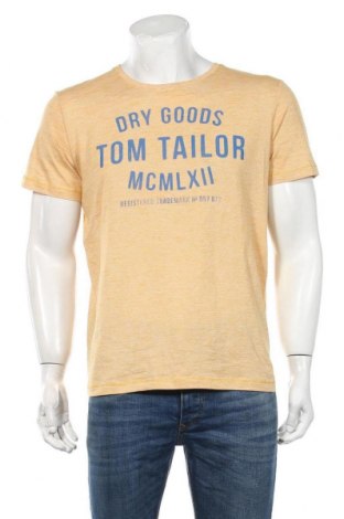 Tricou de bărbați Tom Tailor, Mărime M, Culoare Galben, Bumbac, Preț 77,37 Lei