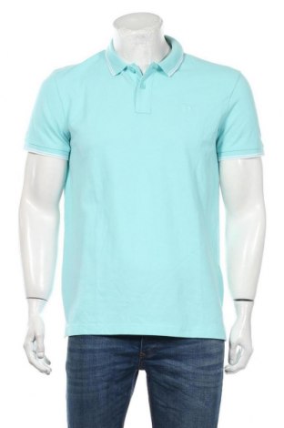Ανδρικό t-shirt Tom Tailor, Μέγεθος L, Χρώμα Μπλέ, 58% βαμβάκι, 37% πολυεστέρας, 5% ελαστάνη, Τιμή 15,16 €