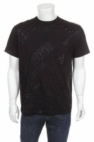 Мъжка тениска Versace Jeans, Размер M, Цвят Черен, Памук, Цена 149,40 лв.