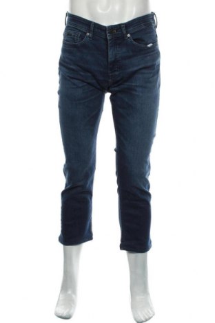 Męskie jeansy Hugo Boss, Rozmiar M, Kolor Niebieski, 98% bawełna, 2% elastyna, Cena 598,13 zł