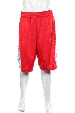 Мъжки къс панталон Adidas, Размер XXL, Цвят Червен, Полиестер, Цена 14,72 лв.