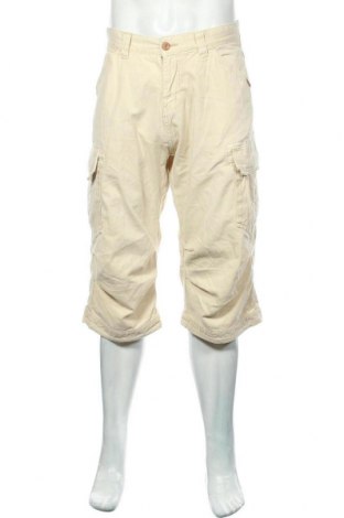 Мъжки къс панталон Indicode, Размер L, Цвят Екрю, Памук, Цена 38,40 лв.