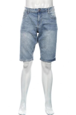 Мъжки къс панталон Tom Tailor, Размер L, Цвят Син, 98% памук, 2% еластан, Цена 26,95 лв.