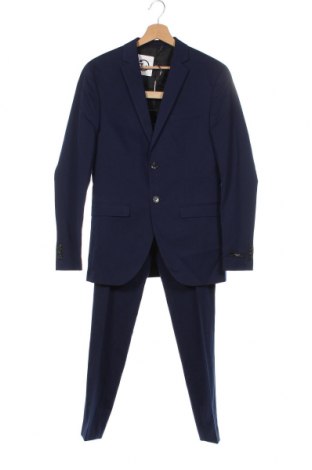 Férfi öltöny Premium By Jack & Jones, Méret M, Szín Kék, 78% poliészter, 17% viszkóz, 5% elasztán, Ár 19 960 Ft