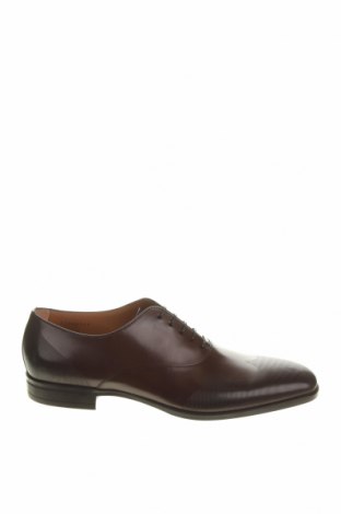 Мъжки обувки Hugo Boss, Размер 43, Цвят Кафяв, Естествена кожа, Цена 469,00 лв.