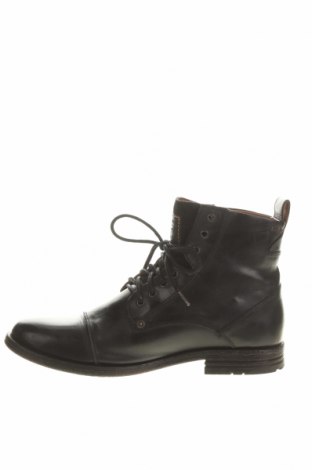 Мъжки обувки Levi's, Размер 46, Цвят Черен, Естествена кожа, Цена 186,75 лв.