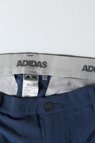 Męskie spodnie Adidas, Rozmiar L, Kolor Niebieski, 94% poliester, 6% elastyna, Cena 204,38 zł