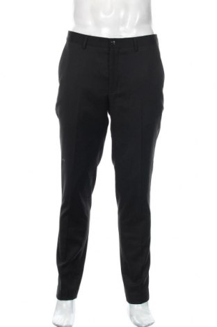 Мъжки панталон Jack & Jones, Размер L, Цвят Черен, 74% полиестер, 23% вискоза, 3% еластан, Цена 27,60 лв.