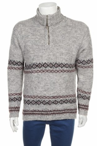 Мъжки пуловер Focus, Размер M, Цвят Сив, Цена 29,40 лв.