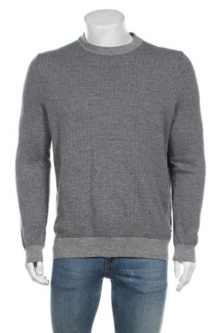 Мъжки пуловер Hugo Boss, Размер XXL, Цвят Сив, 100% вълна, Цена 107,60 лв.