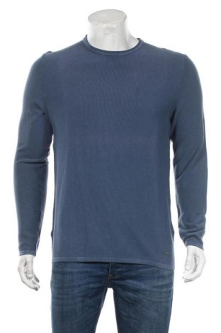 Мъжки пуловер Joop!, Размер M, Цвят Син, Памук, Цена 221,40 лв.