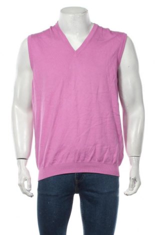 Ανδρικό πουλόβερ Made In Italy, Μέγεθος S, Χρώμα Ρόζ , Βαμβάκι, Τιμή 4,63 €