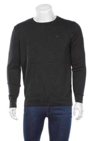 Мъжки пуловер Tom Tailor, Размер L, Цвят Сив, Памук, Цена 42,00 лв.