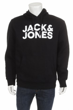 Ανδρικό φούτερ Jack & Jones, Μέγεθος XL, Χρώμα Μαύρο, 70% βαμβάκι, 30% πολυεστέρας, Τιμή 21,44 €